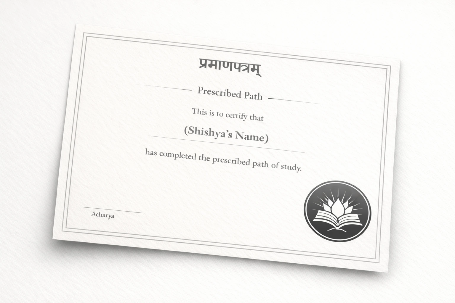 Learning Path Completion Certificate